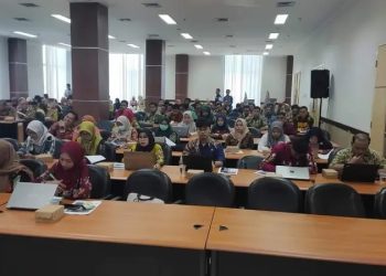 Sosialisasi dan Bimbingan Teknis Innovative Government Award tahun 2024 di ruang Partnership Room lantai empat gedung Pemkab Bojonegoro.