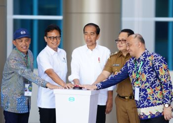 Peresmian gedung Rumah Sakit Kementerian Kesehatan di Surabaya.