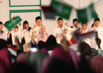 Peringatan Hari Santri tahun 2024 di Tugu Pahlawan.