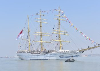 KRI Bima Suci  kembali ke Surabaya setelah menuntaskan misi diplomasi dan muhibah duta bangsa selama 90 hari.