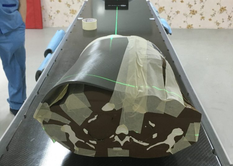 Fantom Antropomorfik ciptaan tim MedPhy.Edu Laboratorium Fisika Medis dan Biofisika, Departemen Fisika ITS.