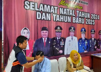 Salah satu layanan kesehatan 24 jam yang disediakan untuk masyarakat pada momen liburan Natal dan Tahun Baru.