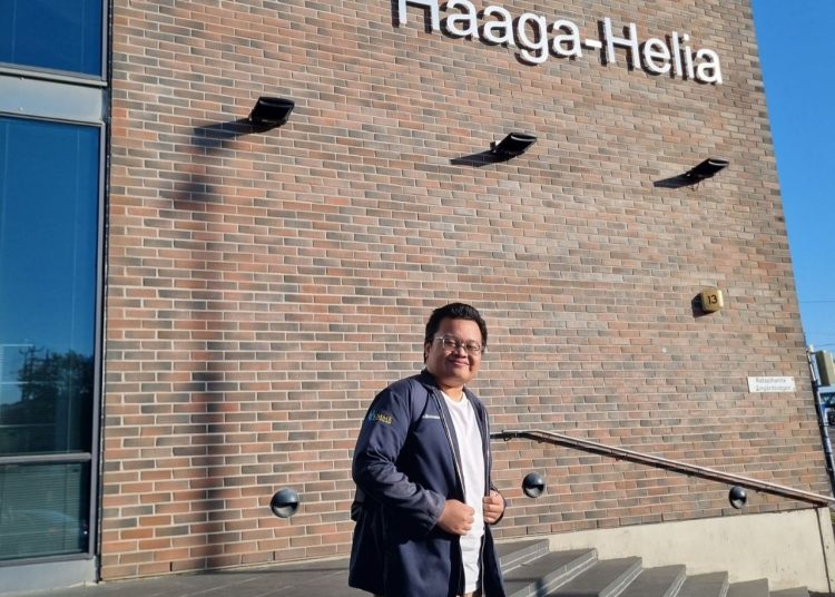 Mahasiswa Departemen Manajemen Bisnis ITS Bima Surya Samudra saat menjalani program Erasmus+Global Exchange di Haaga-Helia University of Applied Sciences, Finlandia.