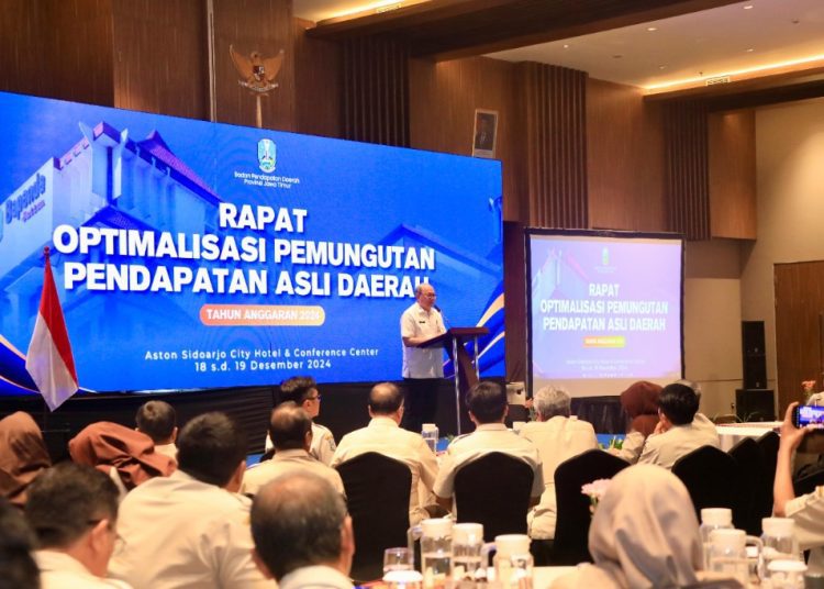 Rapat Optimalisasi Pemungutan di Hotel Aston Sidoarjo.