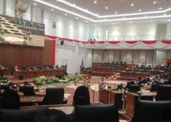 Rapat paripurna pembukaan masa sidang tahun 2025 di DPRD Bojonegoro yang sekaligus penyampaian kalender kegiatan DPRD tahun 2025.