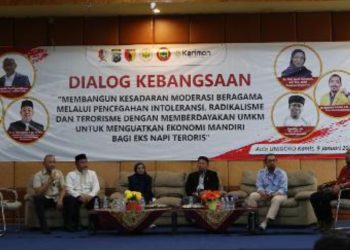 Dialog Kebangsaan di aula Universitas Bojonegoro.