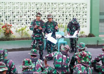 Kegiatan Uji Terampil Perorangan Teritorial dan Intelijen di Kodim Bojonegoro.