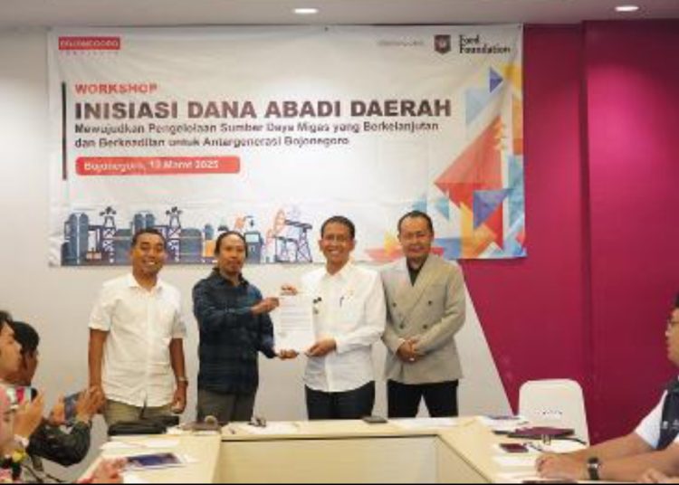 Bupati Bojonegoro Setyo Wahono dalam workshop Inisiasi Dana Abadi Daerah.