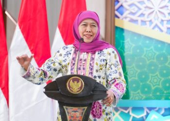Gubernur Jawa Timur Khofifah Indar Parawansa.