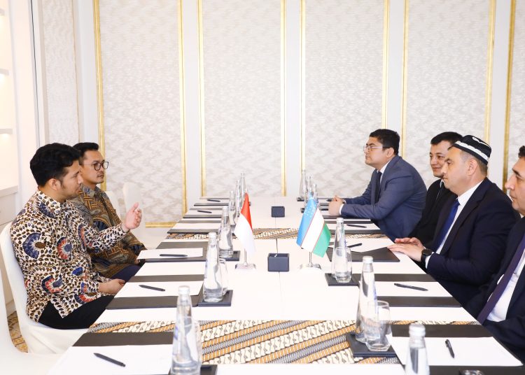 Wakil Gubernur Jawa Timur Emil Elestianto Dardak menghadiri Uzbekistan-Indonesia Partnership Forum di Hotel Four Season Jakarta.