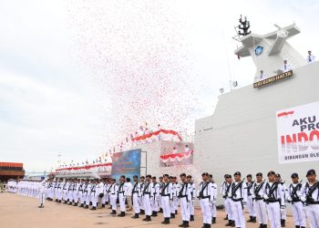 KRI Bung Hatta-370 resmi bergabung dalam jajaran Satuan Kapal Eskorta (Satkor) Koarmada II.