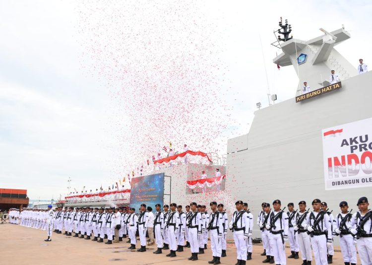 KRI Bung Hatta-370 resmi bergabung dalam jajaran Satuan Kapal Eskorta (Satkor) Koarmada II.