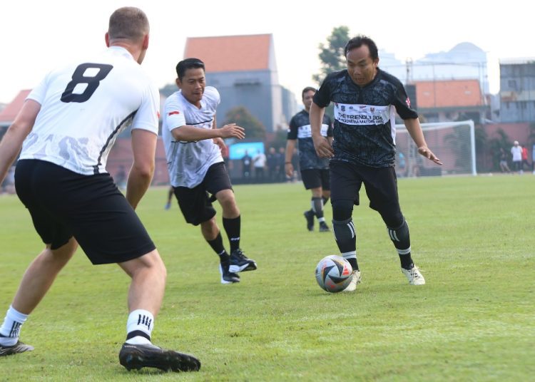 Mayor’s Fun Football Match yang digelar di lapangan Thor, Surabaya.