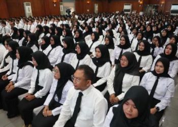 Para Calon Pegawai Negeri Sipil Tahun Anggaran 2024, di Graha Sawunggaling