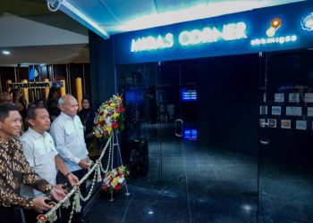 Peresmian Migas Corner ITS, sebuah pusat edukasi migas berbasis teknologi metaverse.