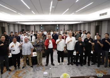 Musyawarah Olahraga Kota (Musorkot) Esport Indonesia (ESI) Kota Surabaya di Hotel Santika Premier.