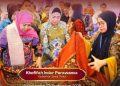 Gubernur Jatim Khofifah Indar Parawansa pada misi dagang Jatim-Sumatera Selatan di Hotel Wyndham Opi Palembang