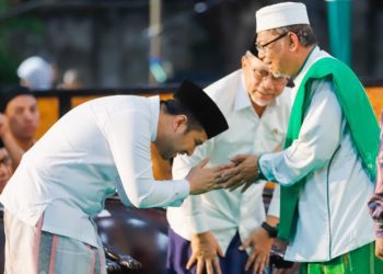 Wagub Jatim Emil Elestianto Dardak di sela peringatan 200 tahun Pondok Pesantren Bahrul Ulum Tambakberas Jombang.