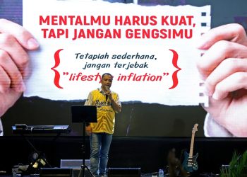 Wali Kota Surabaya Eri Cahyadi dalam acara Suara Anak Nusantara.