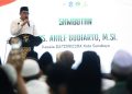 Kesejahteraan Rakyat Kota Surabaya, Arief Boediarto, pada acara Madrasah Amil dan Nadzir di Ruang Majapahit, Kantor Bappendalitbang,.
