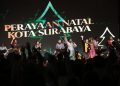 Perayaan natal oleh Pemkot Surabaya yang dilalaksanakan tahun sebelumnya.