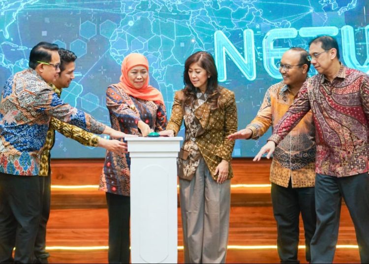 Peluncuran Program Talenta Digital Jatim Mendunia dalam Forum Perangkat Daerah Tahun 2026 yang digelar di Gedung Negara Grahadi, Surabaya.