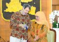 Gubernur Jawa Timur Khofifah Indar Parawansa menerima kunjungan kehormatan Duta Besar Swedia untuk Indonesia H.E. Daniel Blockert