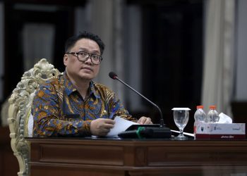 Kepala Dinas Perumahan Rakyat dan Kawasan Permukiman serta Pertanahan (DPRKPP) Kota Surabaya Iman Krestian