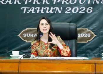 Ketua Tim Penggerak (TP) PKK Provinsi Jawa Timur Arumi Bachsin Emil Dardak