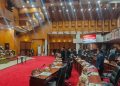 Rapat paripurna di DPRD Surabaya.