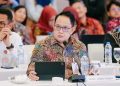 Sekretaris Daerah Provinsi Jawa Timur Adhy Karyono saat menghadiri Rapat Kerja Gubernur Forum Kerja Sama Daerah Mitra Praja Utama (FKD–MPU) Tahun 2026 di Hotel Tentrem Kota Semarang.