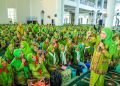 Peringatan Harlah ke-80 Muslimat NU dan haul ulama serta pejuang perempuan pimpinan wilayah Muslimat NU Jawa Timur di Masjid Nasional Al Akbar Surabaya
