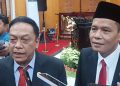 Sekretaris Komisi A Anas Karno dan Ketua DPRD Surabaya Syaifuddin Zuhri
