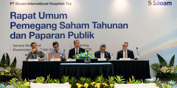 Rapat Umum Pemegang Saham Tahunan (RUPST) tahun buku 2025 PT Siloam International Hospital, Tbk di Tangerang.