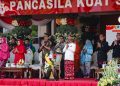 Upacara Hari Jadi Kota Surabaya (HJKS) ke-733 di Halaman Balai Kota Surabaya.